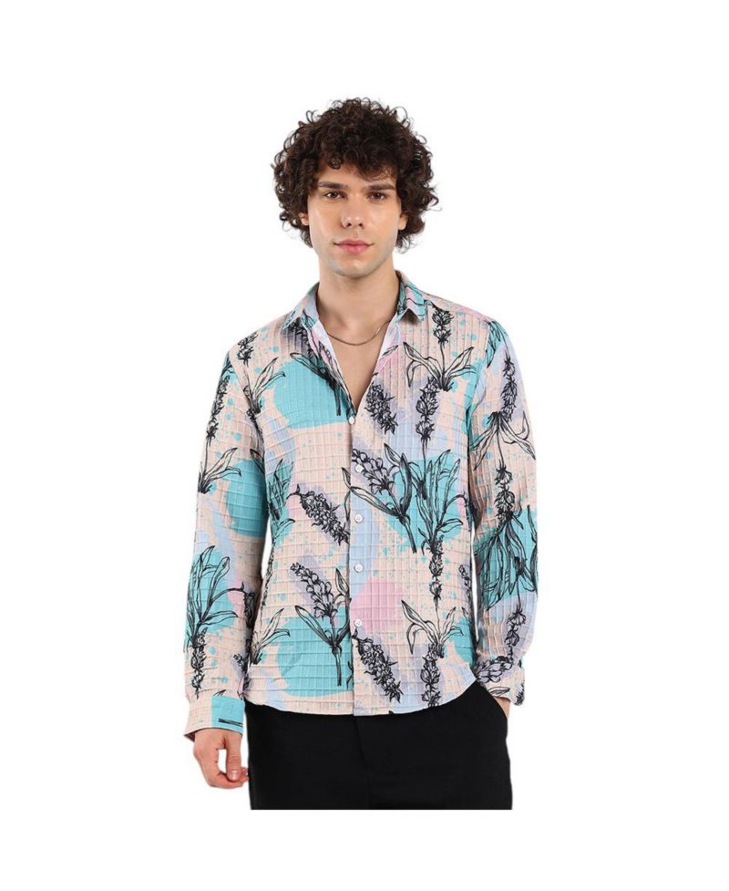 Men's Sprig-Waffle Shirt