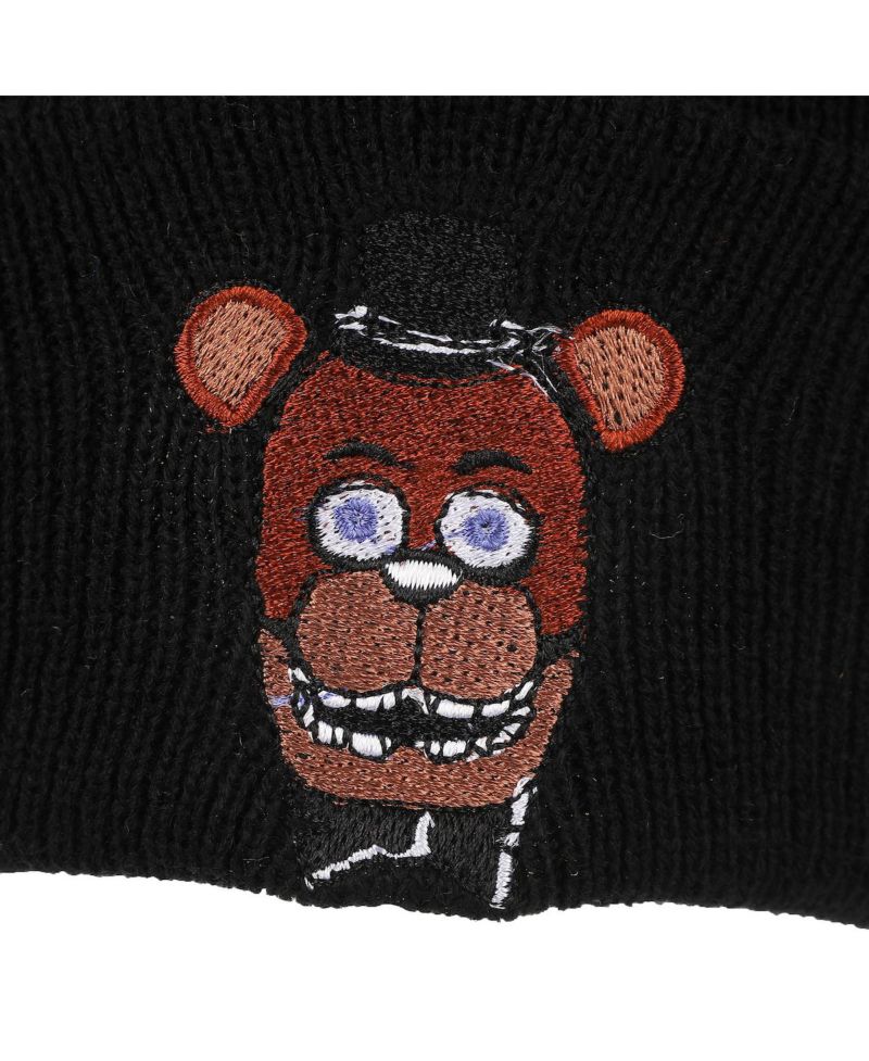 Men's Freddy Embroidery On Acrylic Knit Standard Cuff Beanie