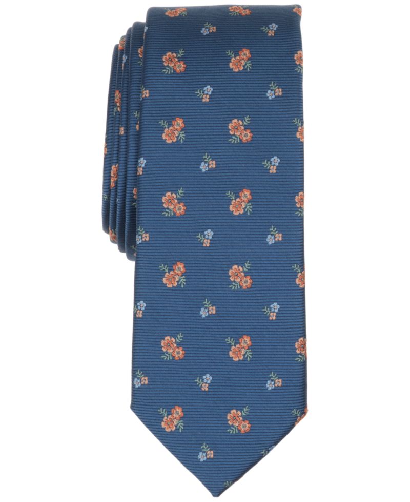 Men's Skinny-Fit Rubin Floral Tie