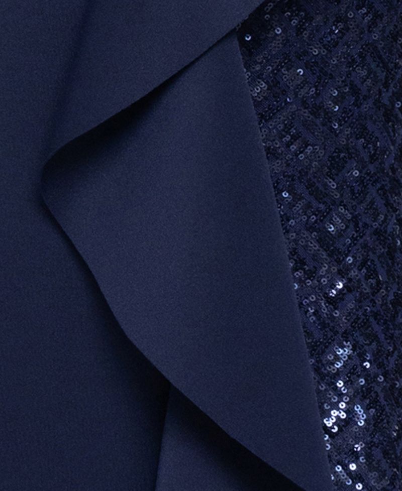Women's One-Shoulder Sequined Gown