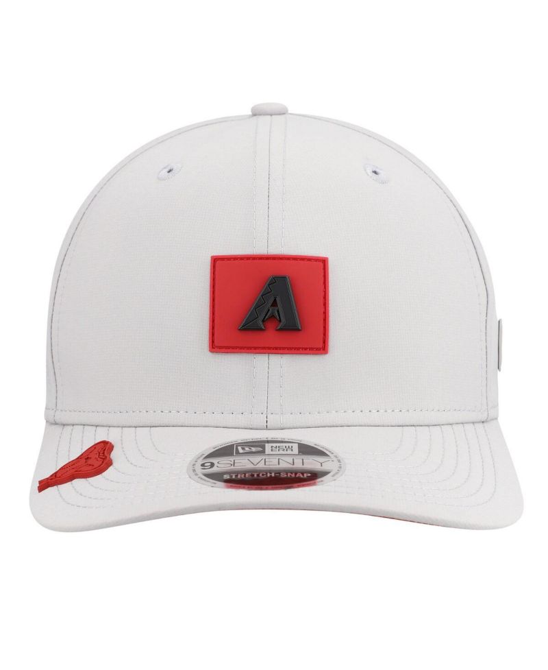 Men's Gray Arizona Diamondbacks 2026 Clubhouse 9SEVENTY Adjustable Hat