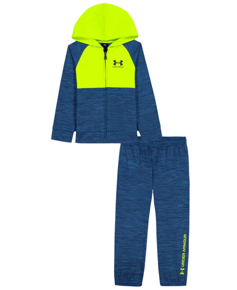 Boys' 4-7 Color Block Zip-Up Hoodie and Joggers, 2-Piece Set