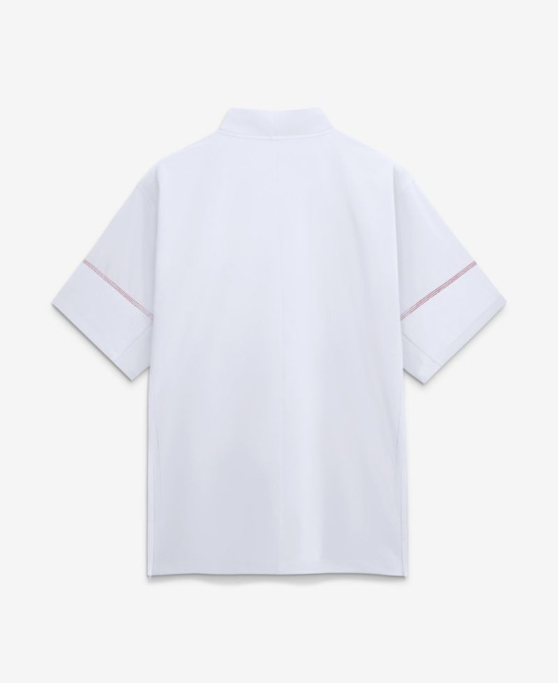 Men's White Alabama Crimson Tide 2026 Sideline Short Sleeve Quarter-Zip Coach Shirt