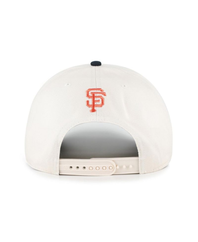 Men's and Women's '47 Natural/Black San Francisco Giants Rope Script Hitch Adjustable Hat