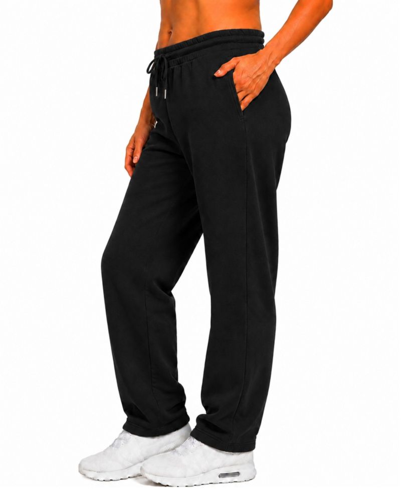 Women's Loose-Fit Heavyweight Open-Bottom Sweatpants