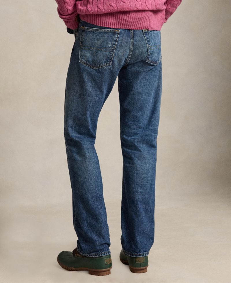 Men's Hampton Straight-Leg Relaxed Distressed Jeans