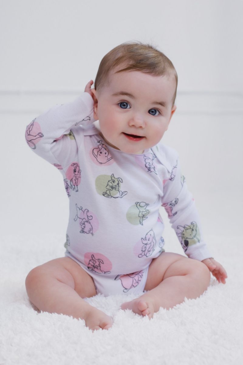 Baby Girls Dumbo Simba 3 Pack Cosplay Bodysuits