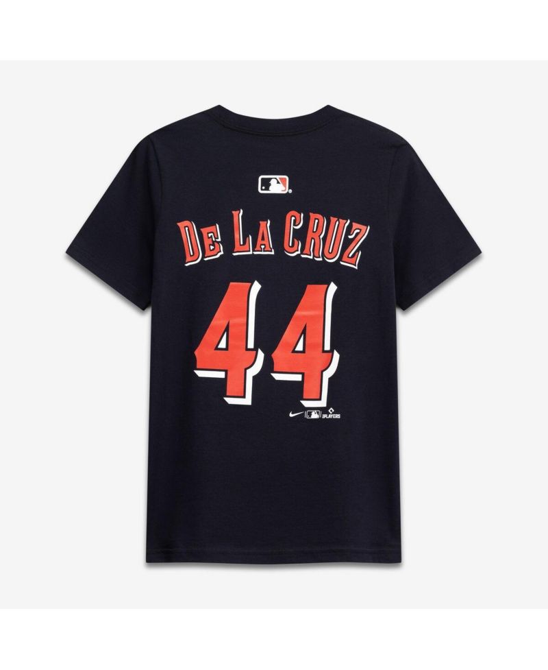 Big Boys and Girls Elly De La Cruz Black Cincinnati Reds Name & Number T-Shirt