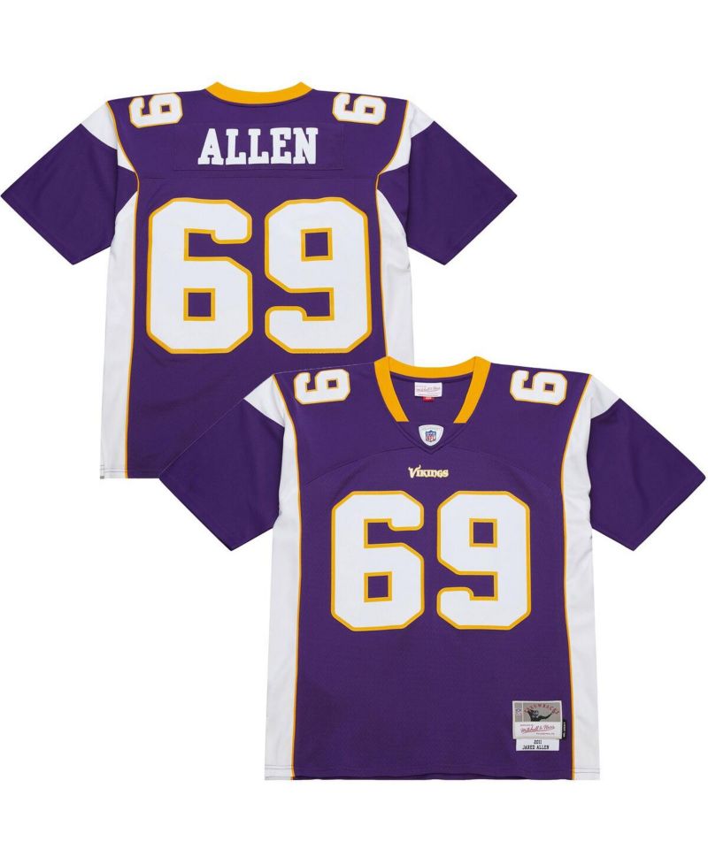 Men's Jared Allen Purple Minnesota Vikings 2011 Legacy Replica Jersey