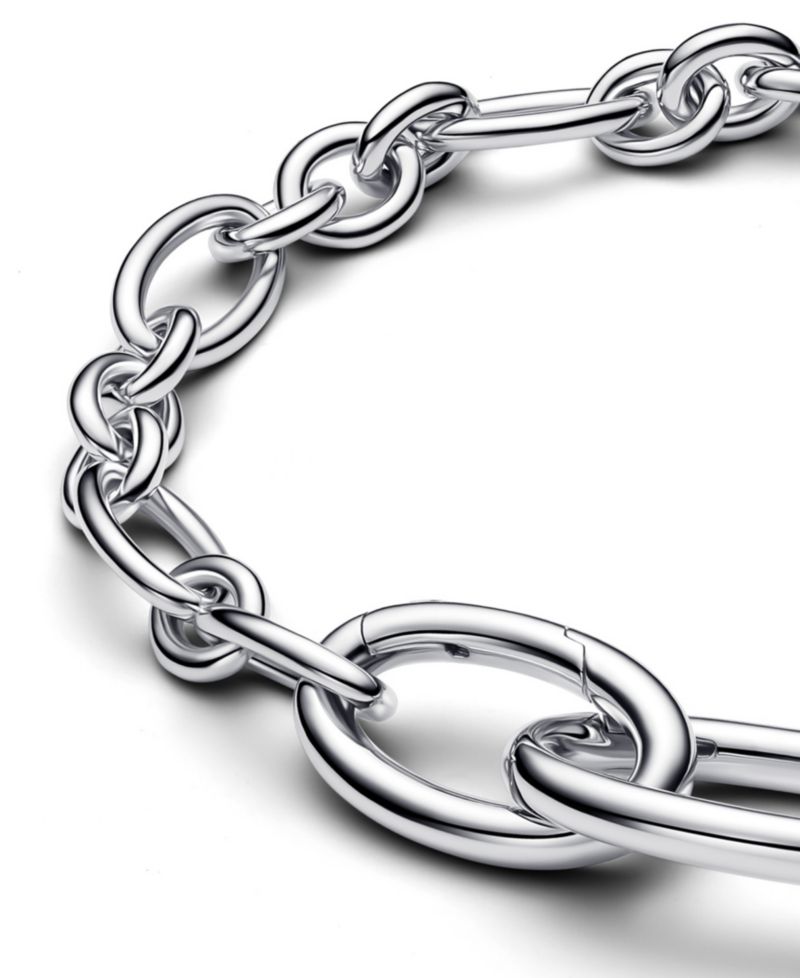 Openable Oval Link Chain Bracelet
