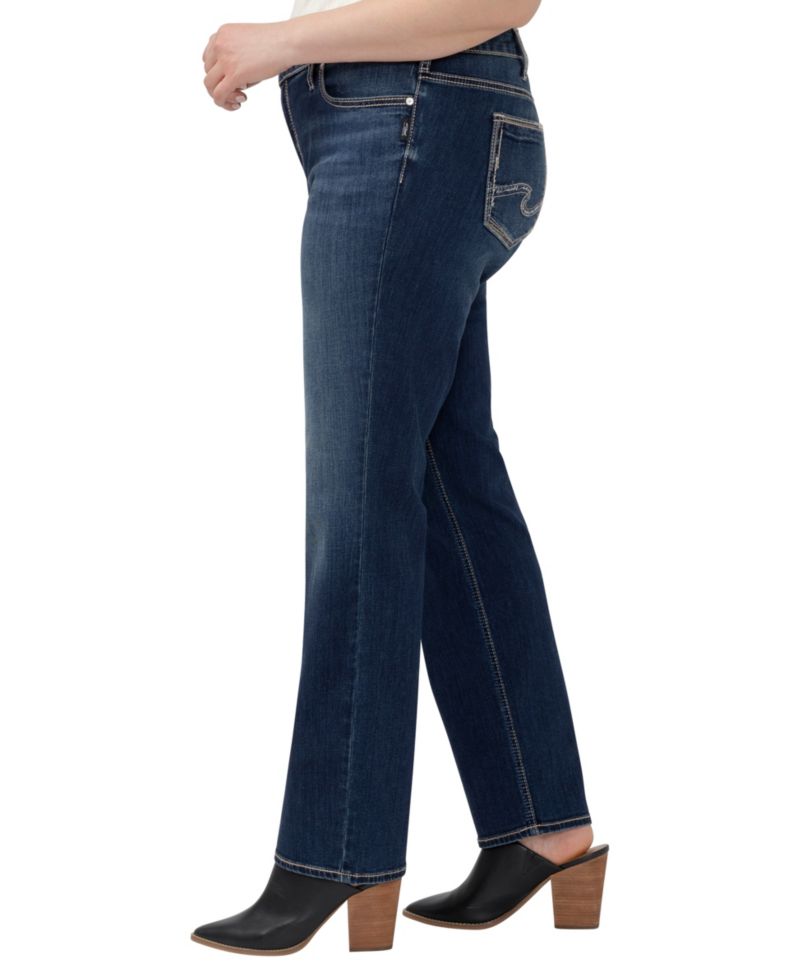 Plus Size Elyse Comfort Fit Straight Jeans
