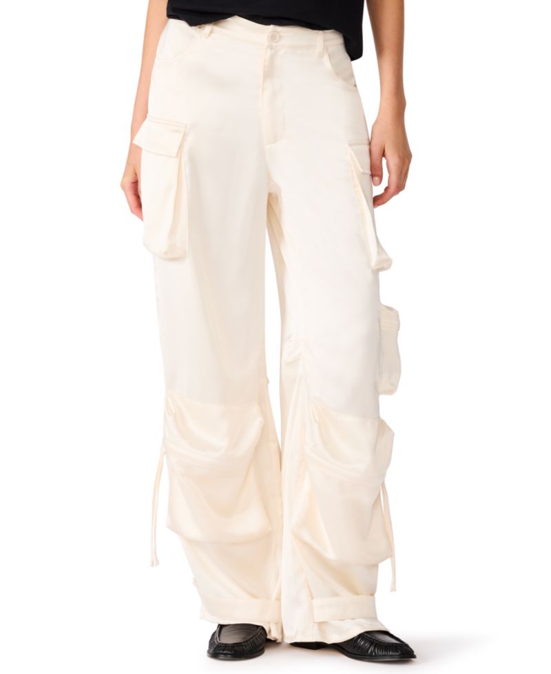 Women's Duo Wide-Leg Drawstring Cargo Pants