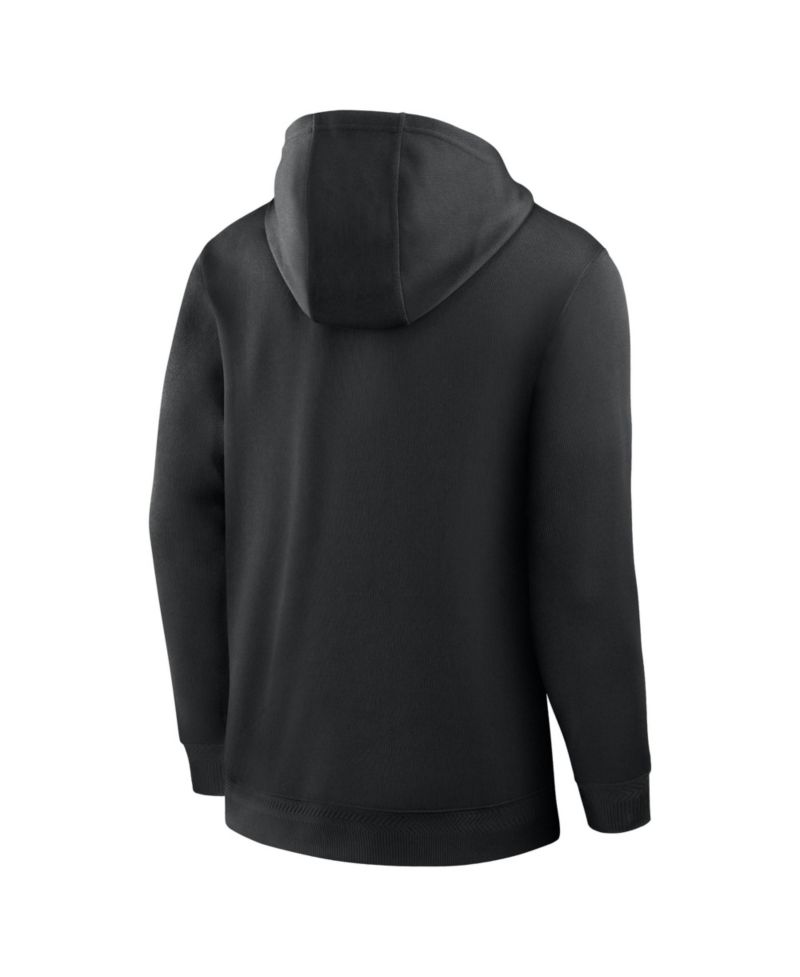 Men's Black Iowa Hawkeyes Coaches Premium Dri-FIT Quarter-Zip Hoodie