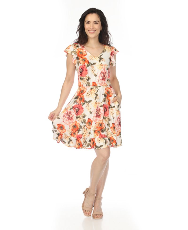 Women's V-Neck Empire Dress