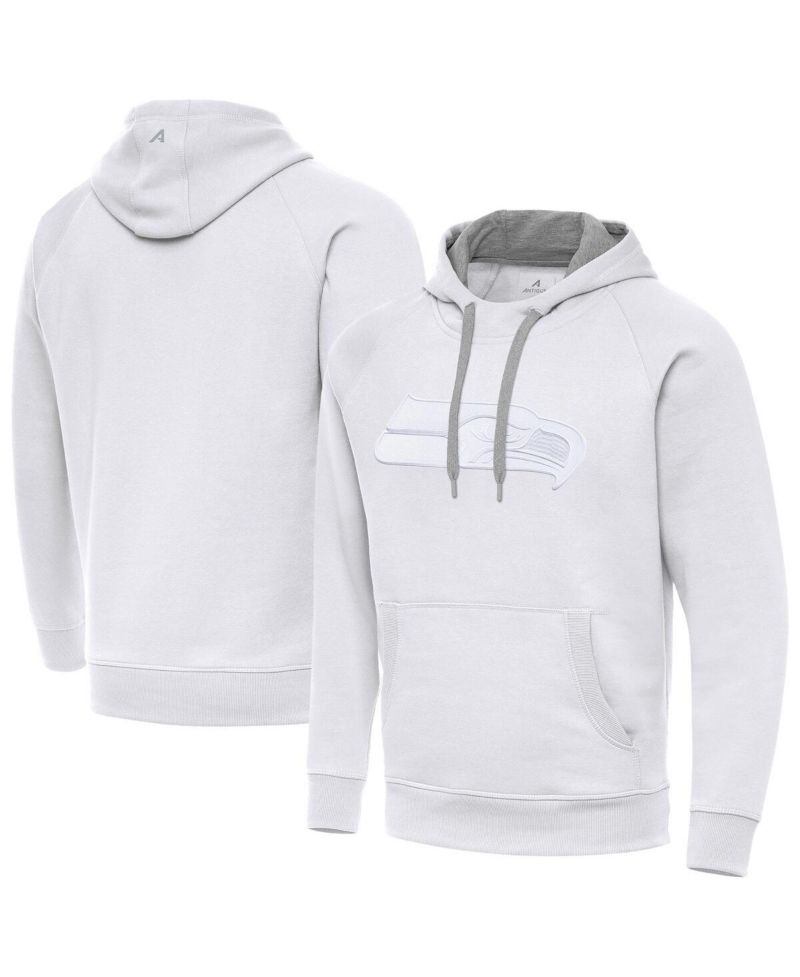 Men's White Seattle Seahawks Victory Pullover Hoodie
