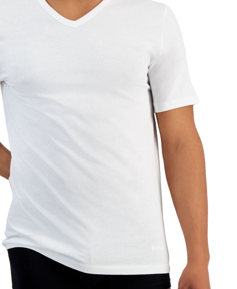 Men's Authentic 5-Pack Cotton V-Neck Cotton T-Shirts