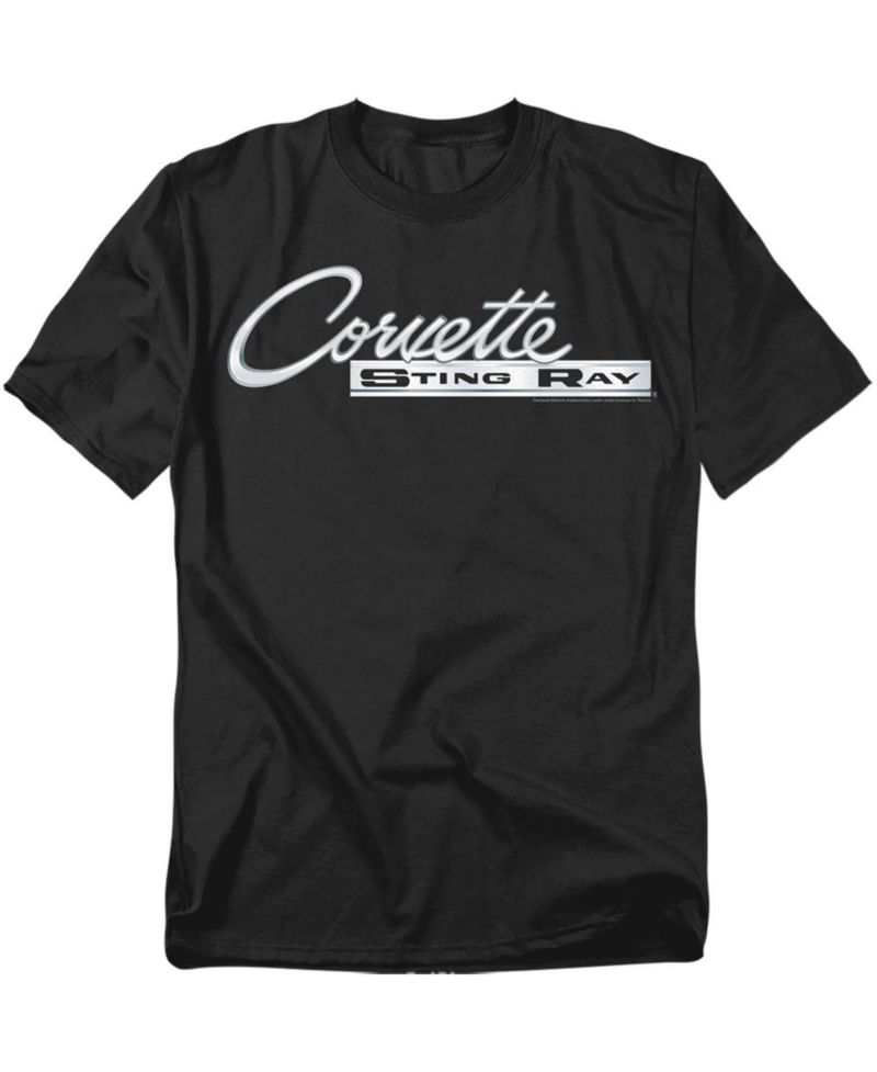 Big & Tall Chevrolet Chrome Stingray Logo T-Shirt
