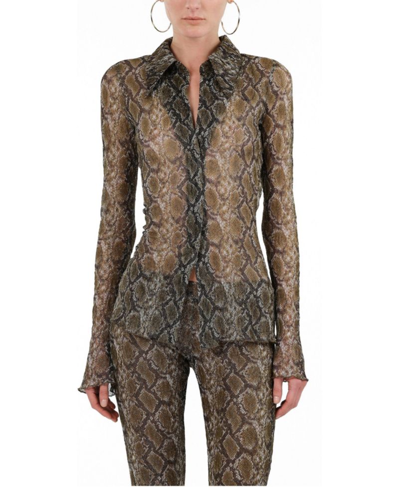 Women's Snake Print Shirt