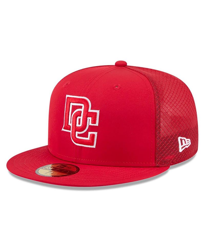 Men's Red Washington Nationals 2026 Batting Practice 59FIFTY Fitted Hat