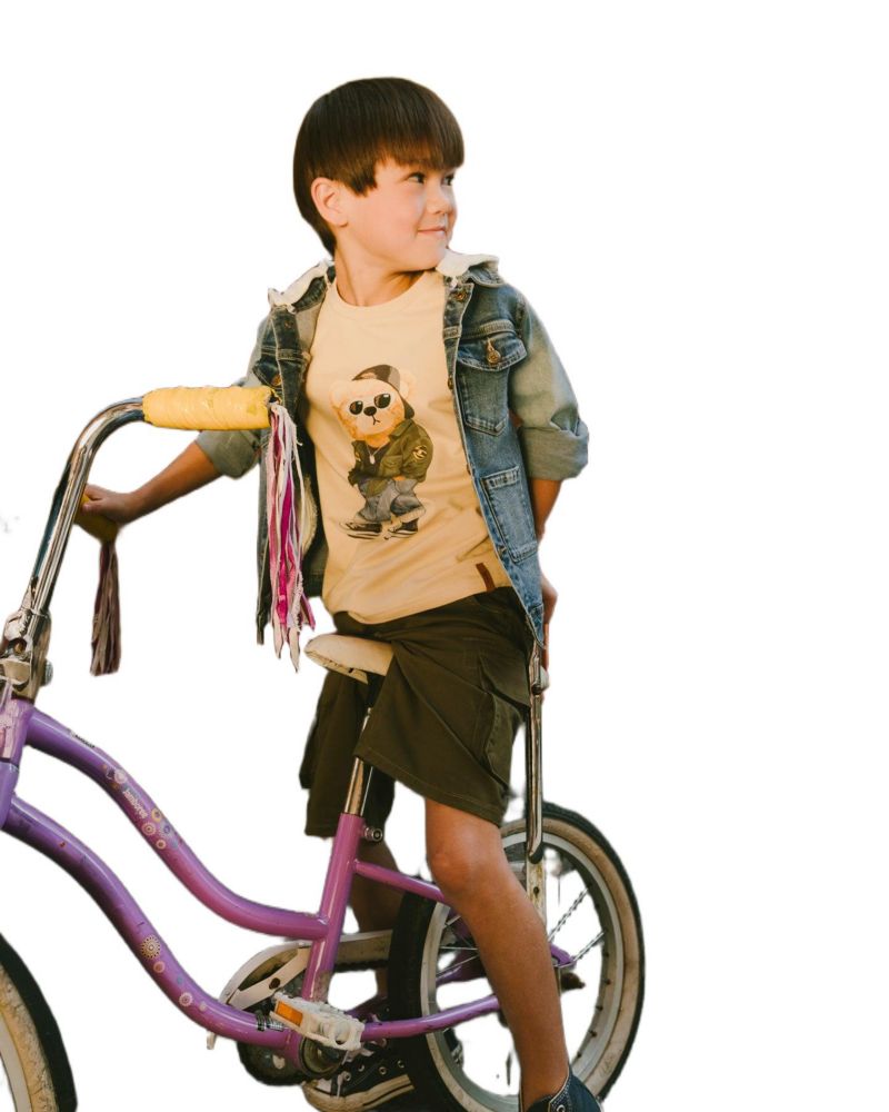 Toddler Boys Stretch Twill Bermuda with Cargo Pockets