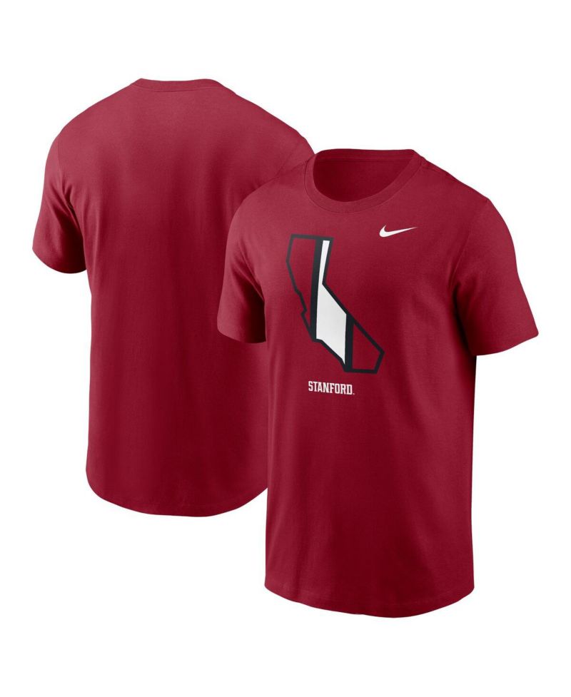 Men's Cardinal Stanford Cardinal Campus State Shape T-Shirt