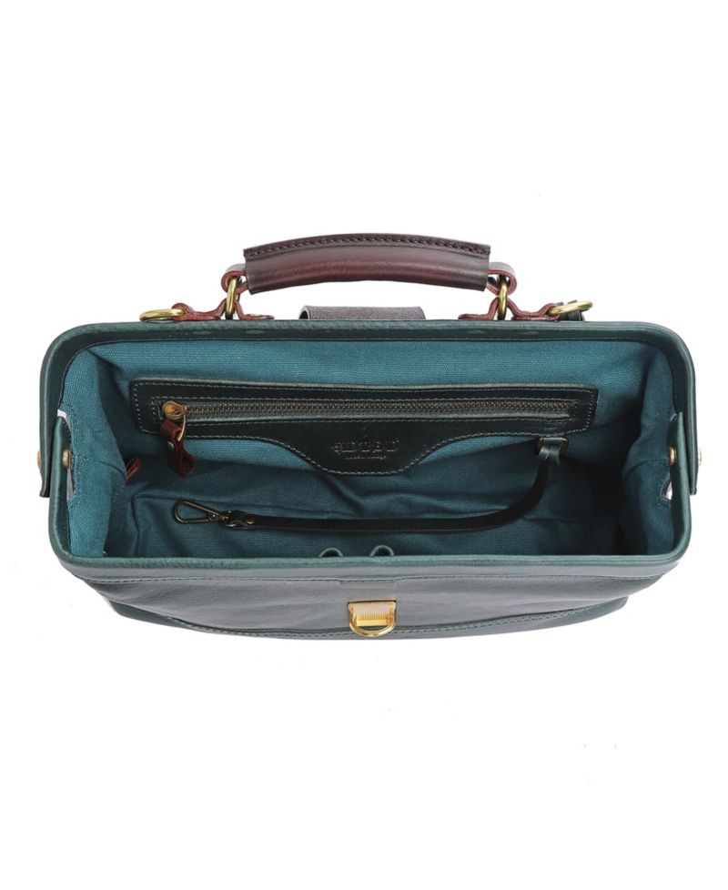 Doctor Small Leather Crossbody Satchel Bag