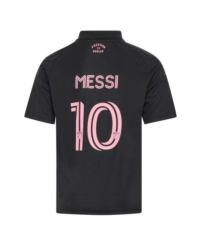 Big Boys and Girls Lionel Messi Black Inter Miami CF 2026 Presagio Replica Jersey