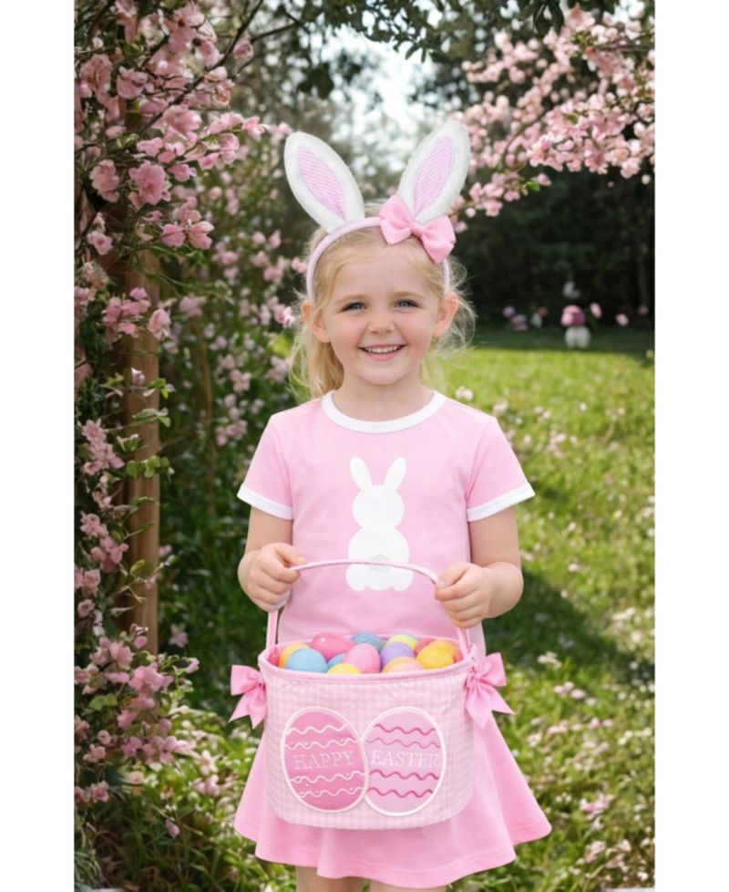 Little Girls Little/Big Cottontail Bunny T-Shirt