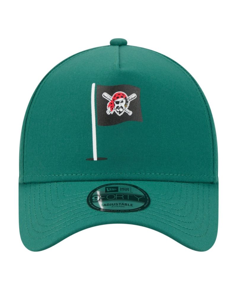Men's Green Pittsburgh Pirates Pin Seeker 9FORTY A-Frame Adjustable Hat