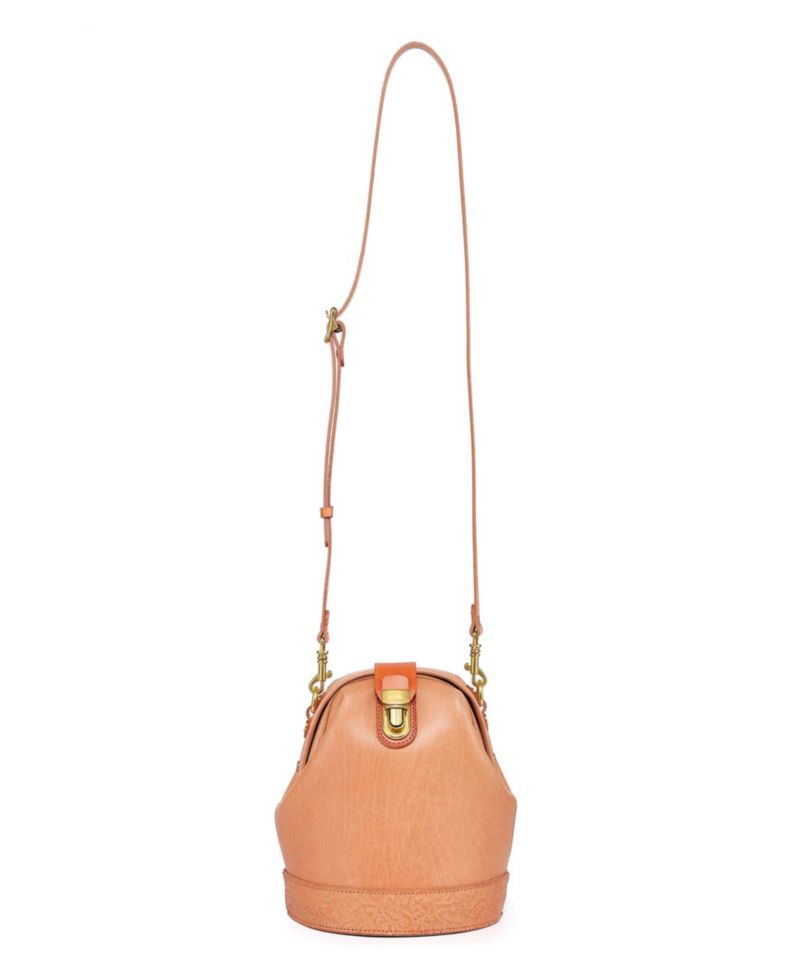 Doctor Mini Leather Bucket Crossbody Bag