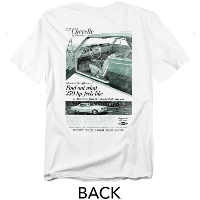 Men's Chevrolet Chevelle Ad Front Back T-Shirt