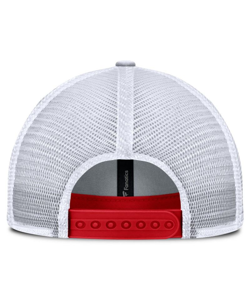 Men's Red Detroit Red Wings Fundamental One-Time Trucker Adjustable Hat