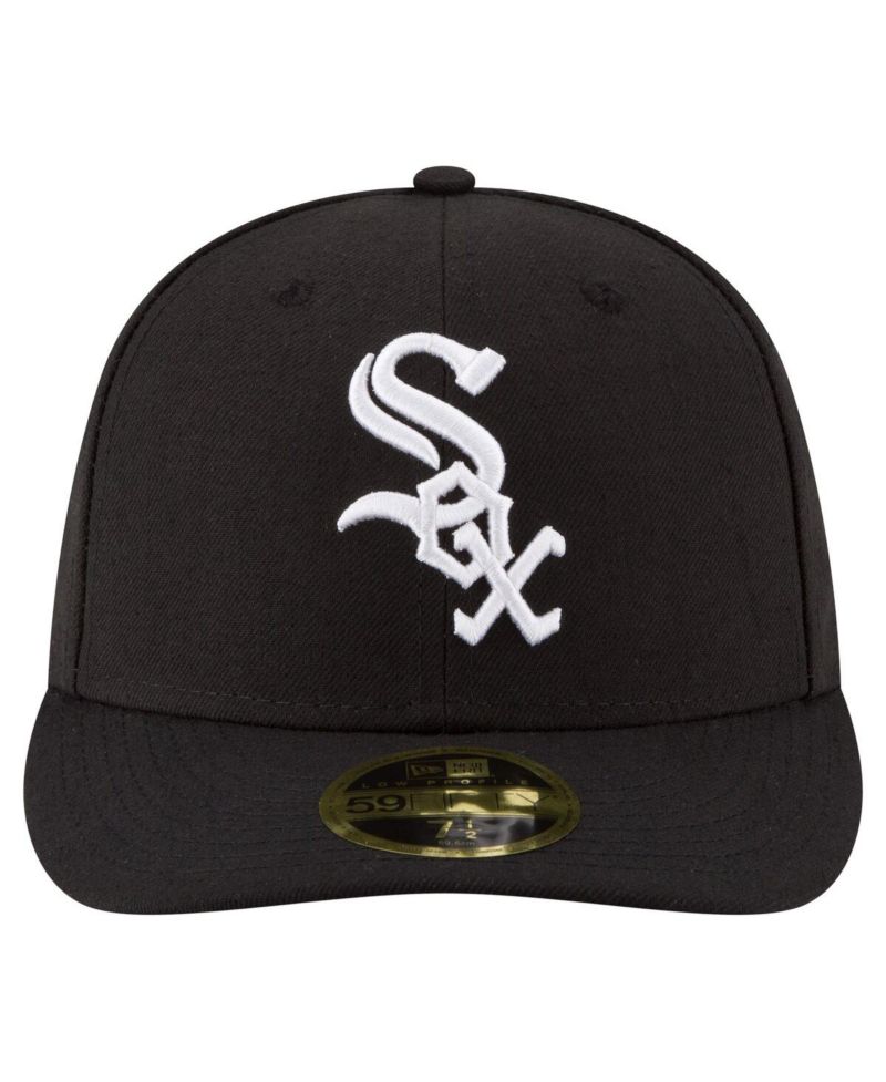 Men's Black Chicago White Sox 125th Anniversary Low Profile 59FIFTY Fitted Hat