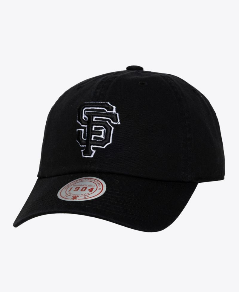 Men's and Women's Black White San Francisco Giants 1904 Strapback Adjustable Hat