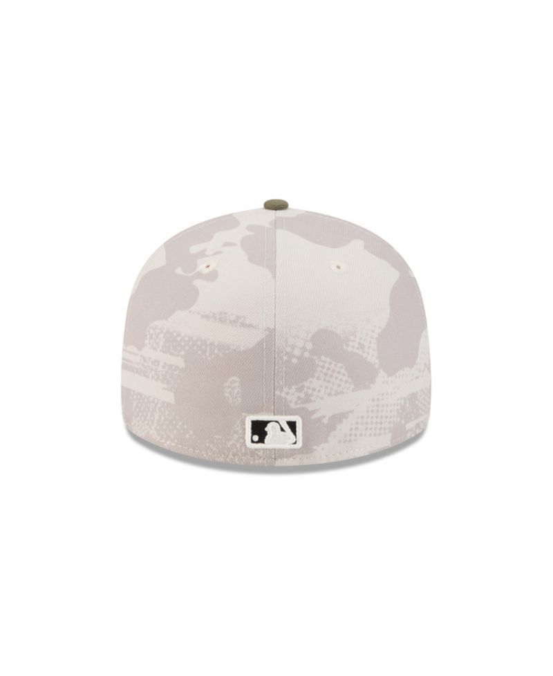 Men's Light Beige/Olive Colorado Rockies 2025 Armed Forces Day 59FIFTY Fitted Hat