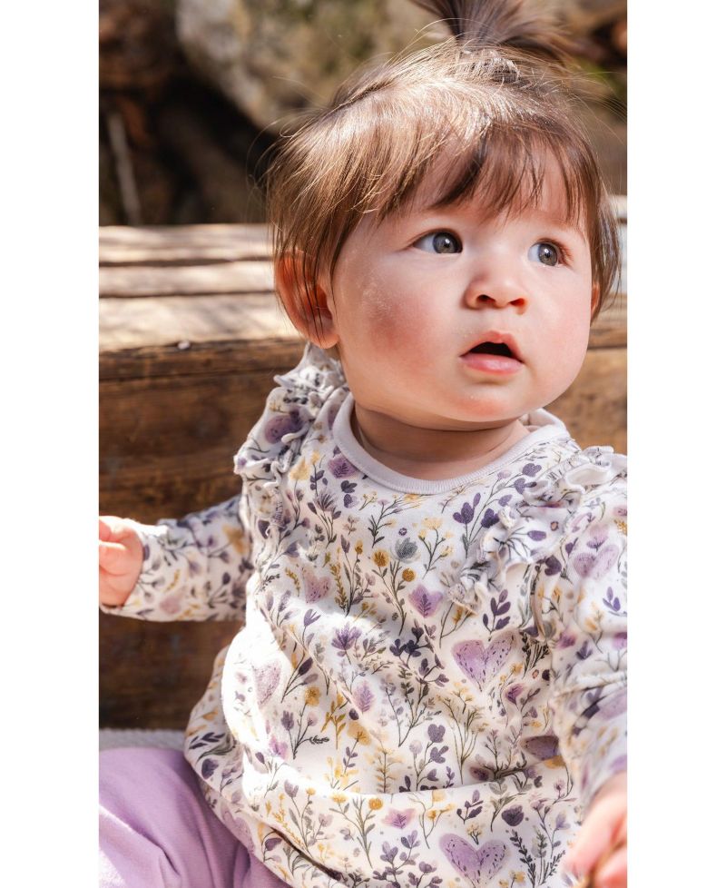 Baby Girl 3M TO 24M Cotton Pant and Top Set with Heart