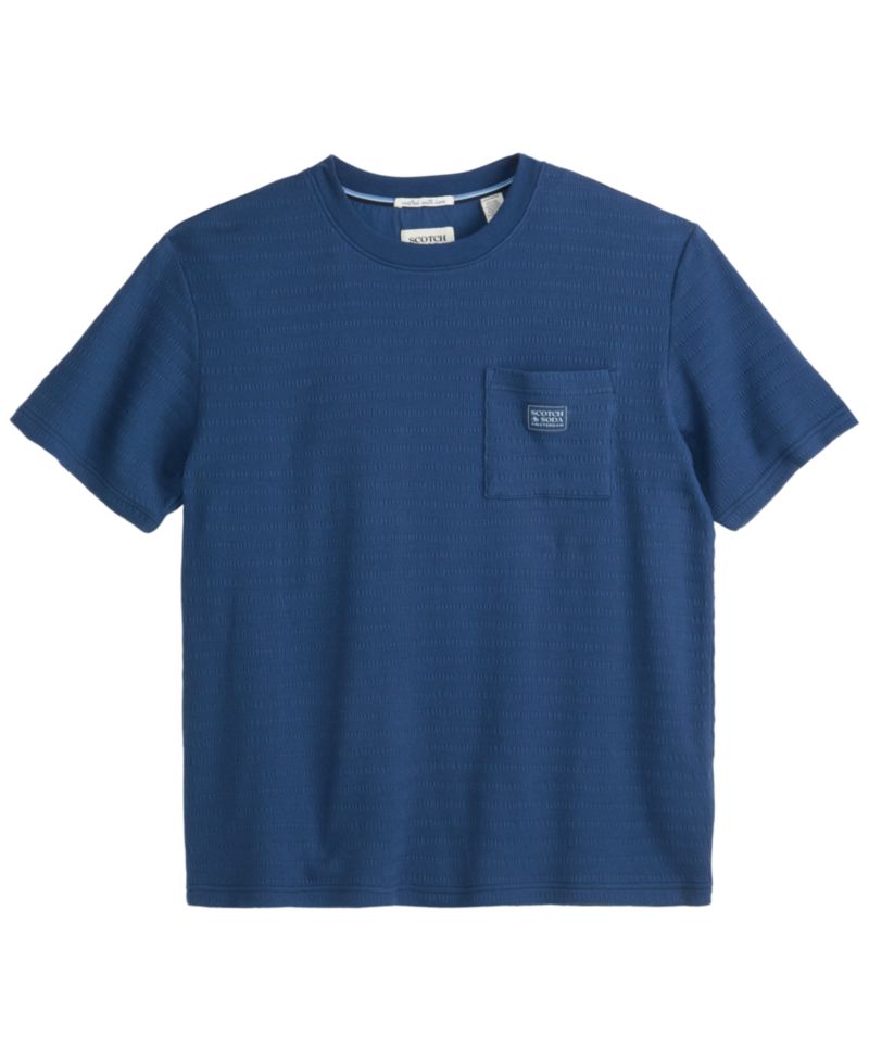 Men's Seersucker Chest Pocket T-shirt