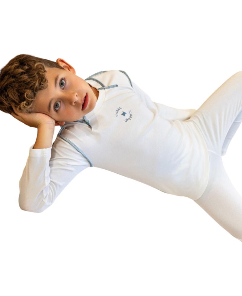 Boys' and Girls' Sweet Seams Long-Sleeve Sensory Friendly Crewneck Top and Pants, 2-Piece Set