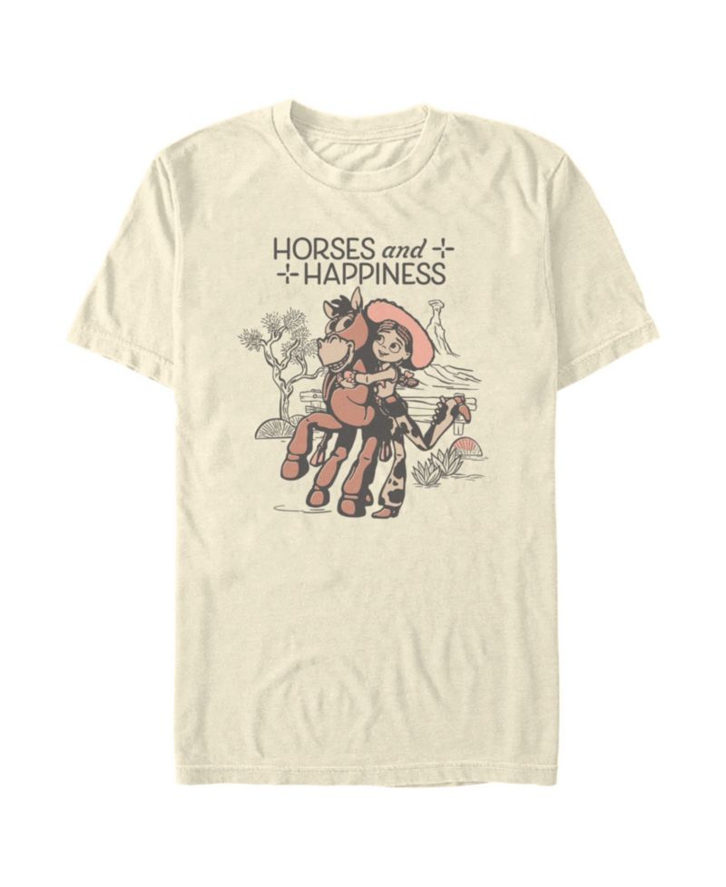 Men's Disney Pixar Toy Story Jessie Horses and Happiness Cowgirl Graphic T-Shirt
