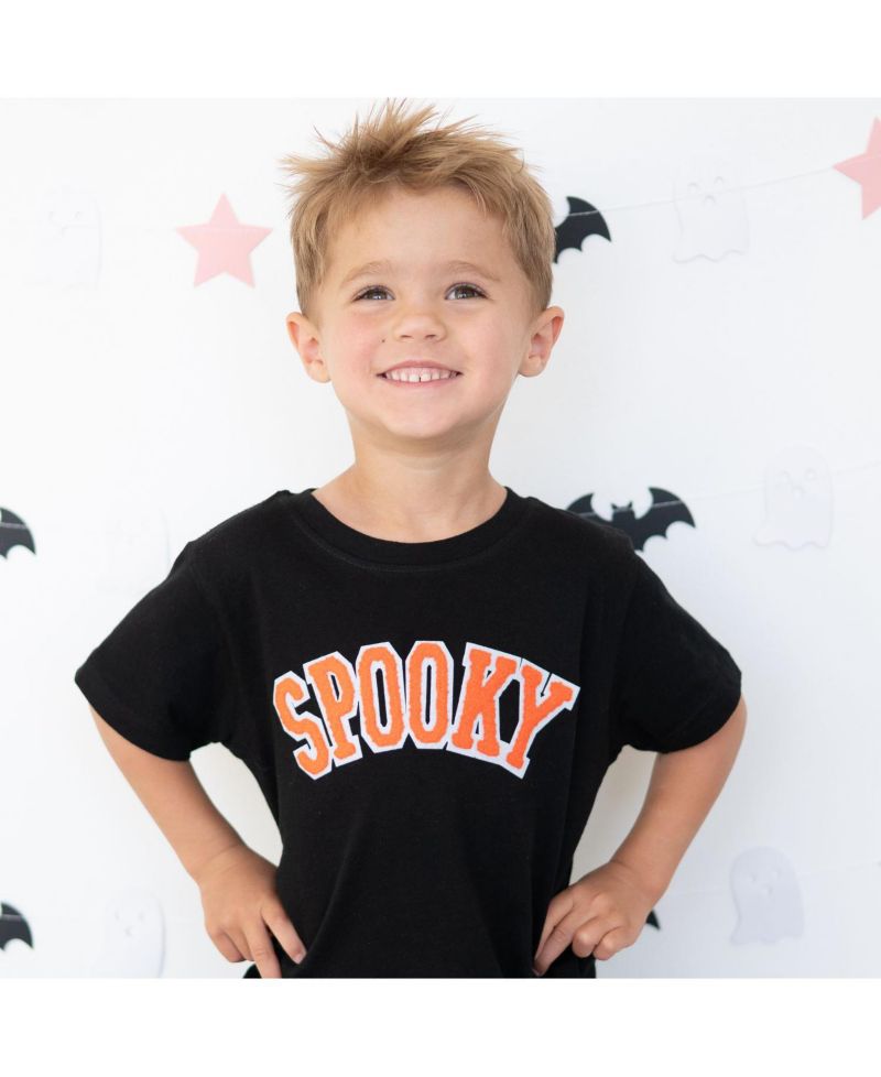 Boys' 4-20 Spooky Patch Halloween Graphic T-Shirt