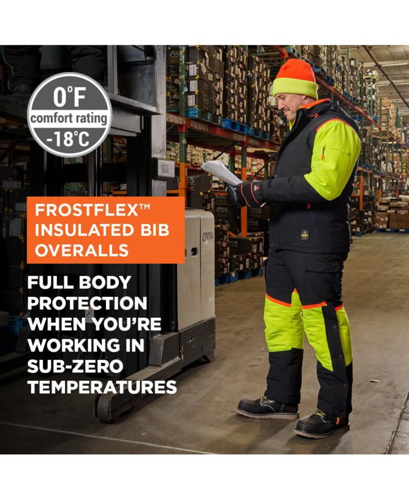Men's FrostFlex Insulated Stretch Bib Overalls
