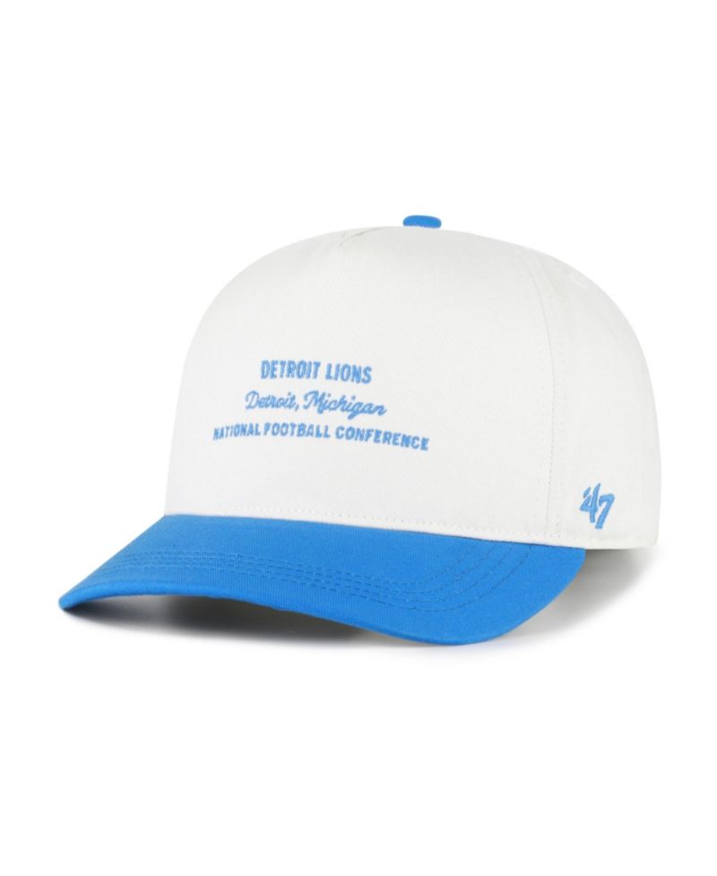 Men's White Detroit Lions Contemporary Two-Tone Hitch Adjustable Hat