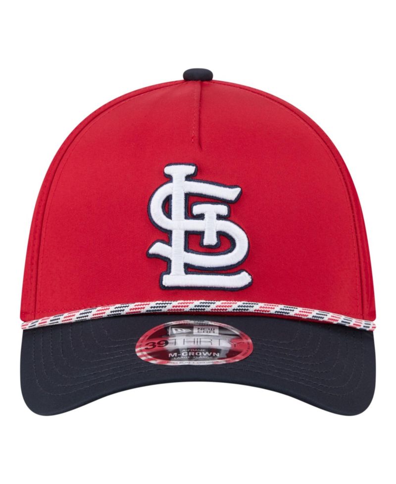 Men's Red/Navy St. Louis Cardinals Rope M-Crown A-Frame 39THIRTY Flex Hat