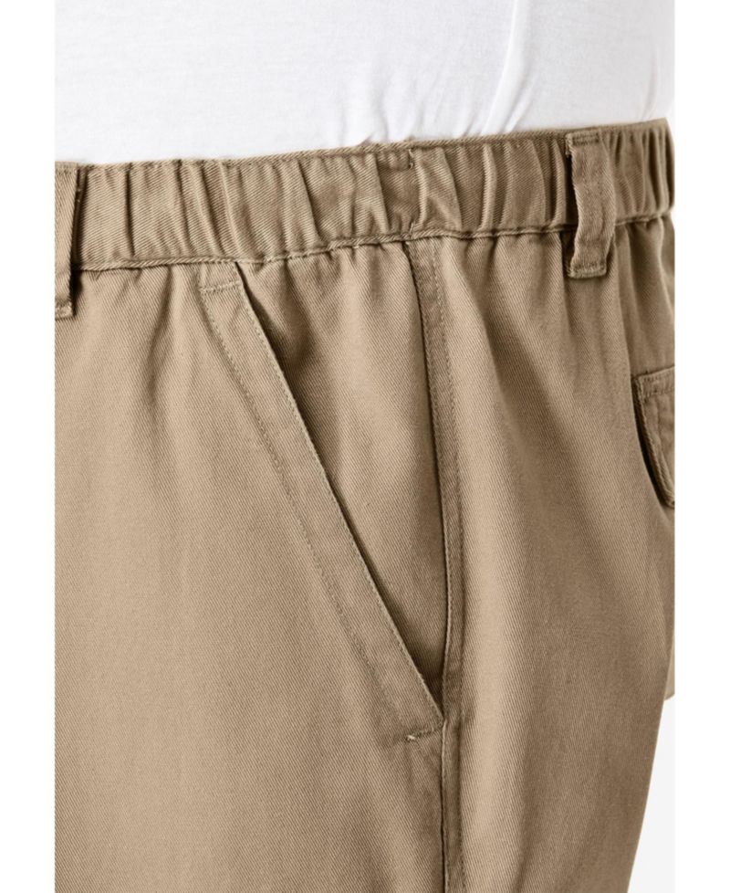 Men's by KingSize Renegade 9" Full Elastic Waist Cargo Shorts