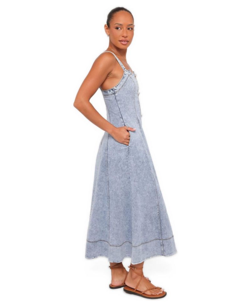 Women's Katie Denim Maxi Dress
