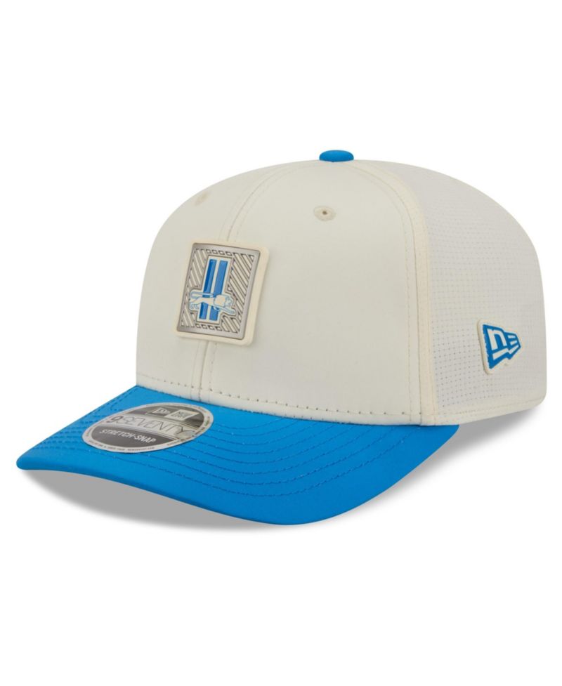 Men's Cream/Blue Detroit Lions 2026 NFL Training Camp 9SEVENTY Adjustable Hat
