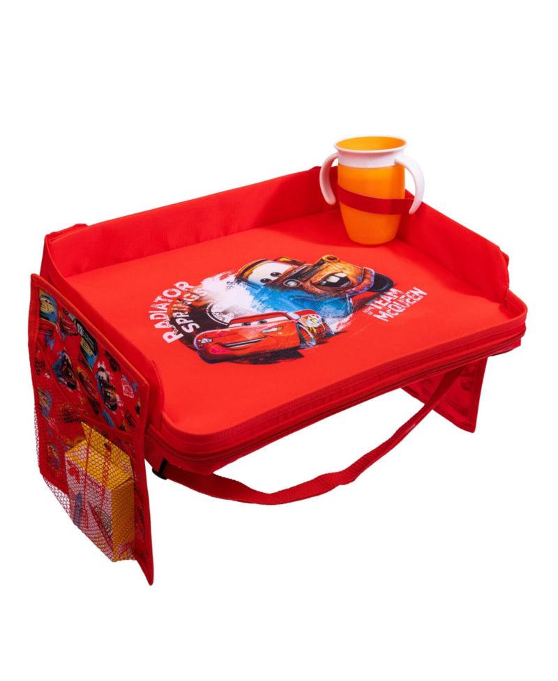 Disney Baby 3-IN-1 Toddler Travel Tray and Tablet Holder, Cars