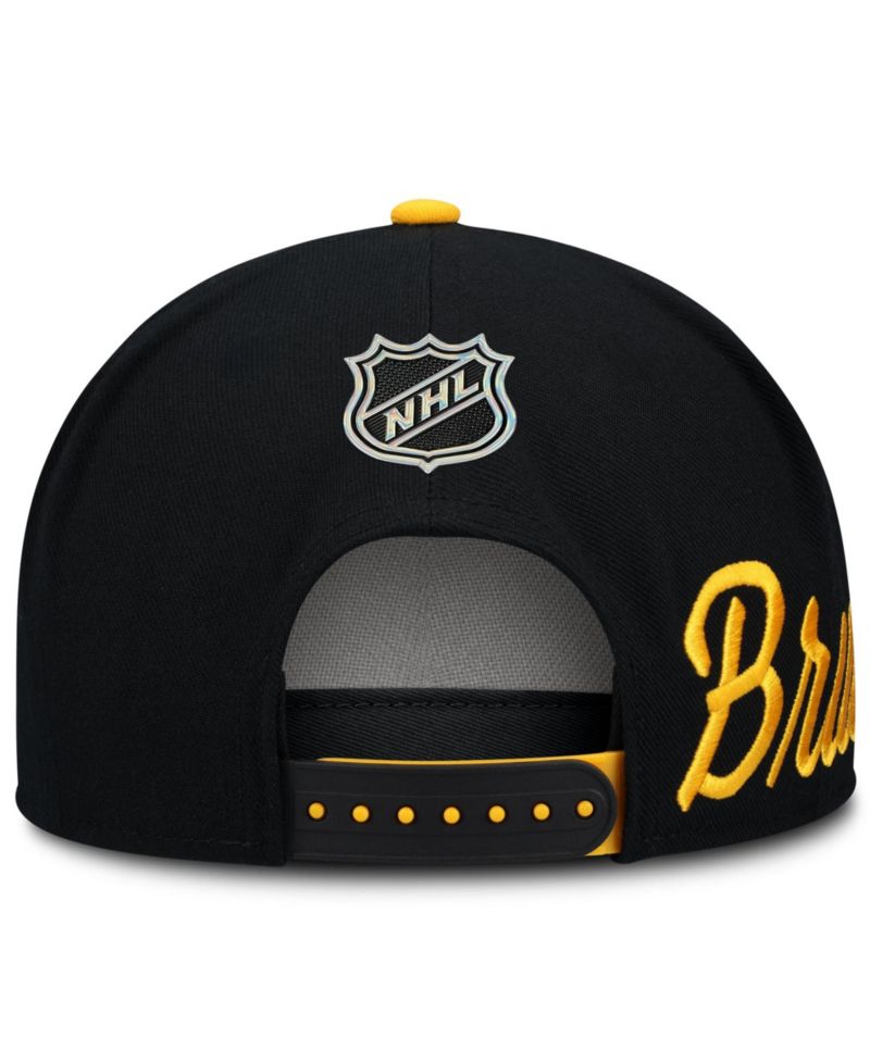 Men's Gold/Black Boston Bruins Snapback Hat