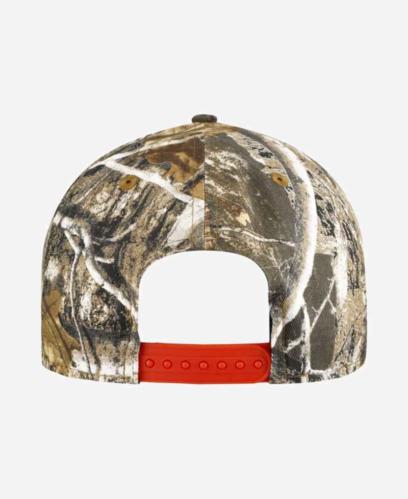 Men's Camo Los Angeles Angels Realtree Orange Pop 9FIFTY Snapback Hat