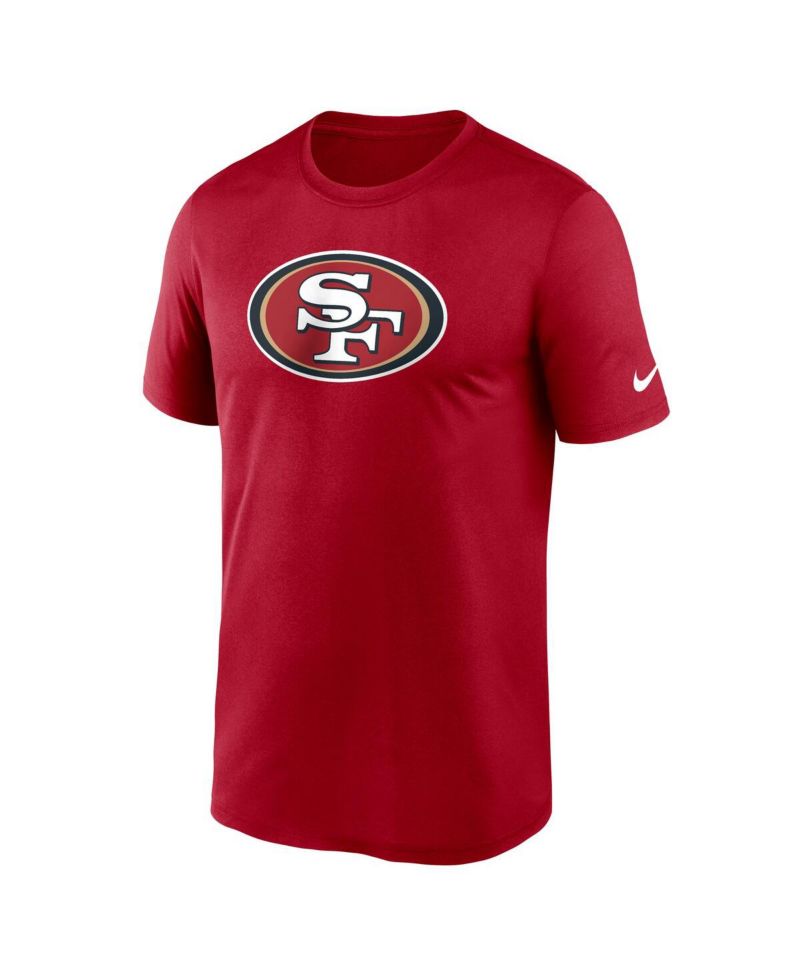 Men's Scarlet San Francisco 49ers Primetime Legend Logo Performance T-Shirt